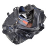 Дорожная мужская сумка из кожи Grande Pelle синяя (GP0049blue)